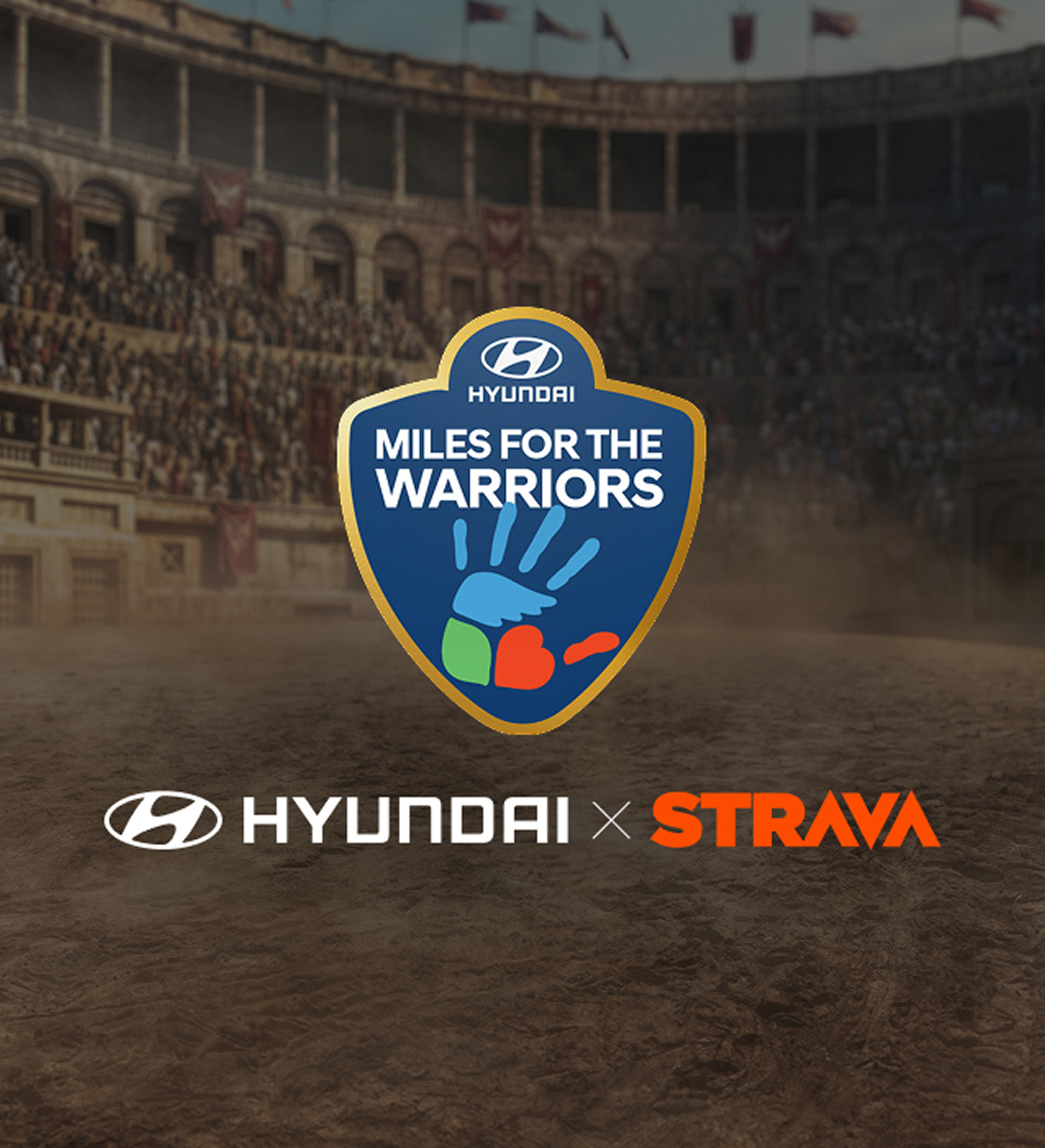 Miles for the Warriors logo
